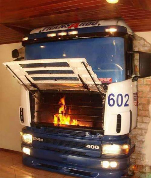 truck fireplace - 16021 400