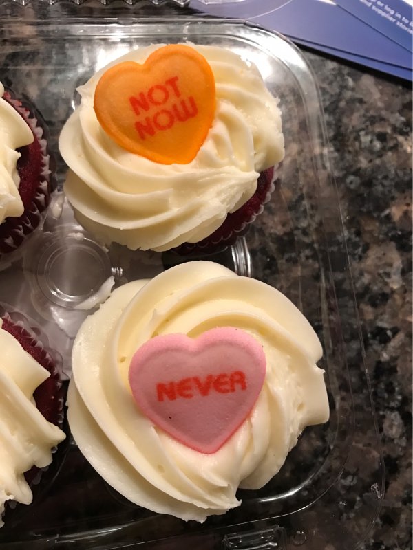 memes - cupcake - Not Mon Never