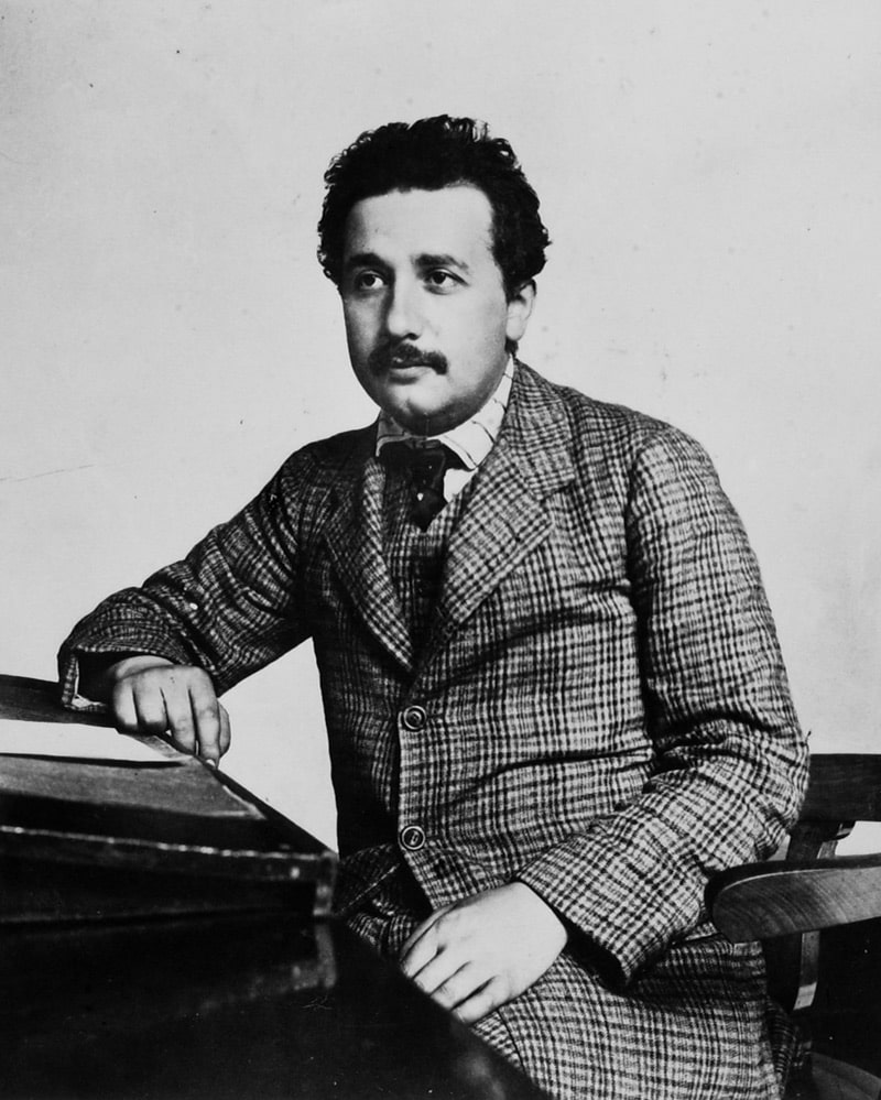 Albert Einstein as a patent clerk, 1905