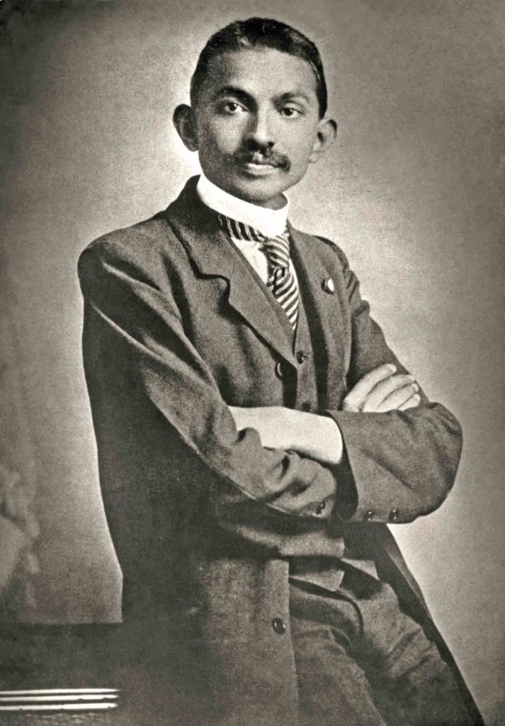 Mahatma Gandhi sometime in the 1890s
