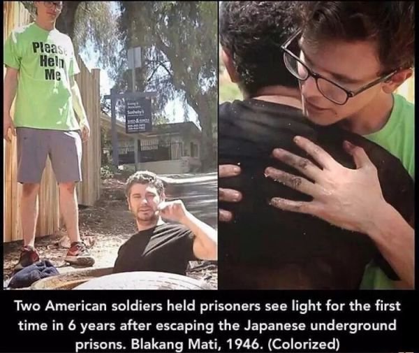 ethan klein and idubbbz - Pleas, Hell Me Two American soldiers held prisoners see light for the first time in 6 years after escaping the Japanese underground prisons. Blakang Mati, 1946. Colorized
