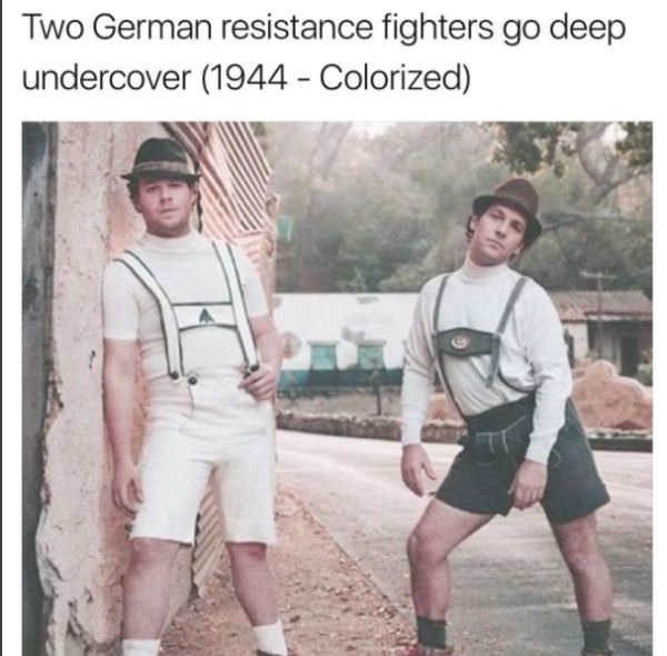 paul rudd seth rogen - Two German resistance fighters go deep undercover 1944 Colorized
