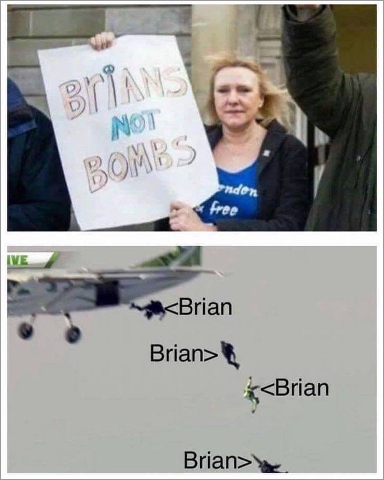 memes - brians not bombs - Brians Not Bombs aden free