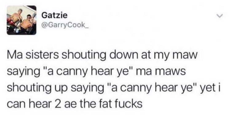 16 Scottish People Twitter Tweets That Are Hilarious if You Can Understand Them