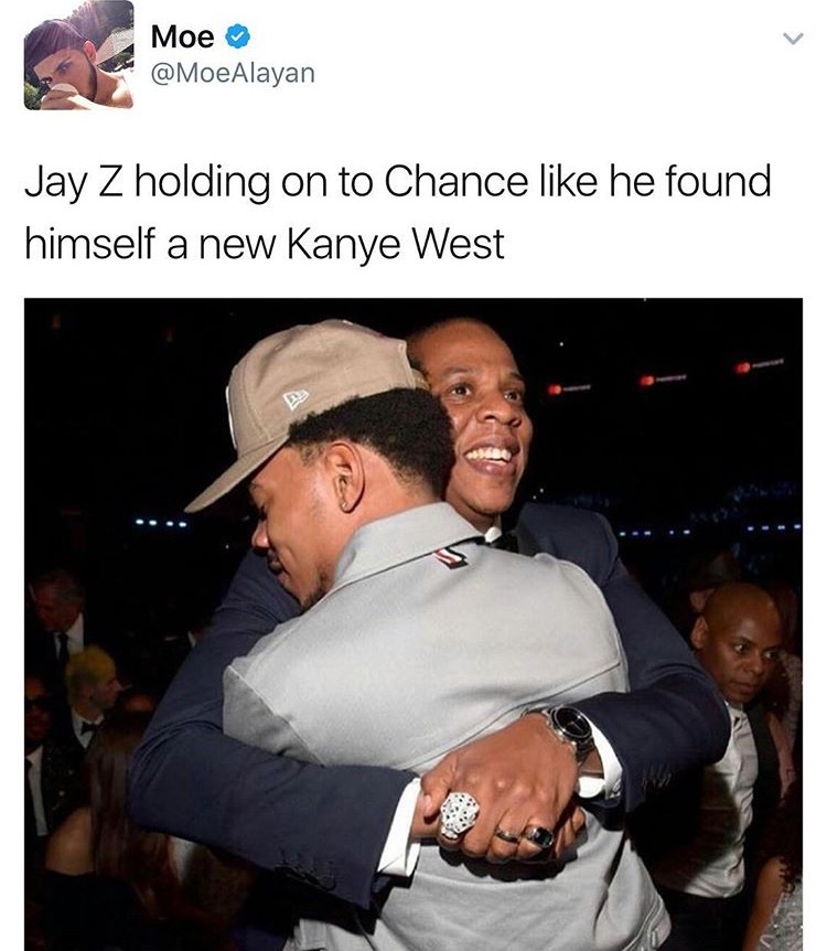 chance the rapper and jay z - Moe Jay Z holding on to Chance he found himself a new Kanye West