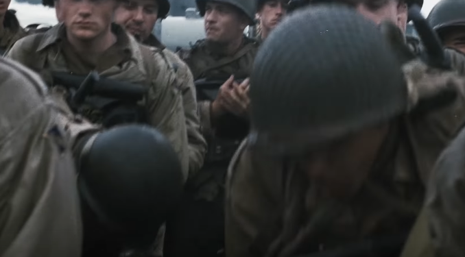 In Saving Private Ryan, the two “German” soldiers who are shot trying to surrender…weren’t actually German. They are trying to explain this to the US Soldiers before being shot.