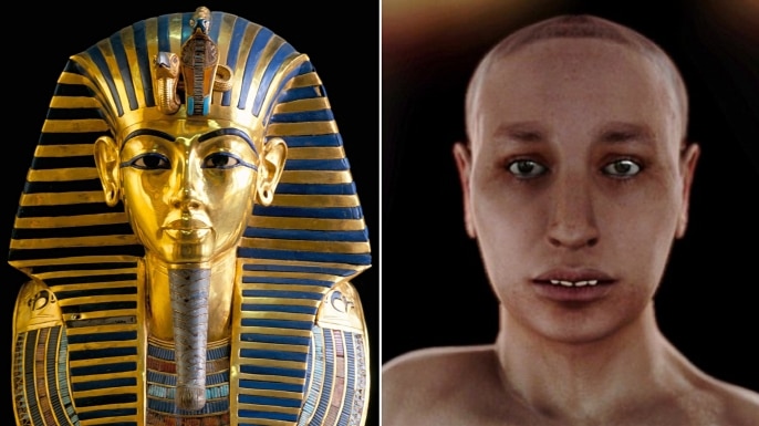 King Tut’s parents were probably brother and sister, and as a result he had a clubbed foot, wide hips, potbelly, female-like breasts, required a cane, and was prone to malarial infections.

In 2010 researchers performing DNA analyses on the remains of King Tut and his relatives made a shocking announcement. The boy king, they believed, was the product of incest between the pharaoh Akhenaten and one of his sisters. Inbreeding was rampant among ancient Egyptian royals, who saw themselves as descendants of the gods and hoped to maintain pure bloodlines. Experts think this trend contributed to higher incidences of congenital defects—such as King Tut’s cleft palate and club foot—among rulers. Tutankhamen himself would eventually marry his father’s daughter by his chief wife—his half-sister, Ankhesenamun.