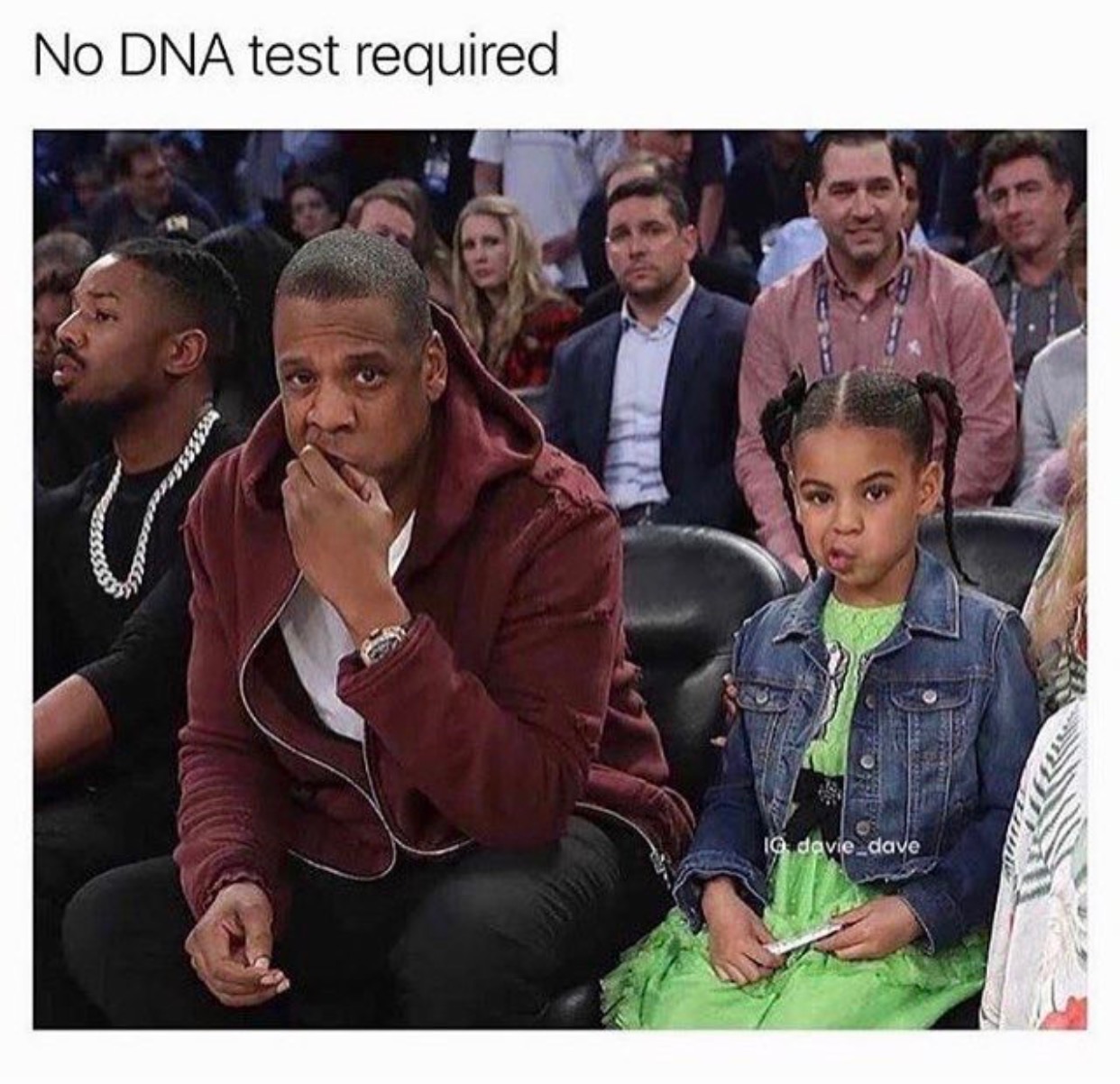 young beyonce and jay z - No Dna test required Gdavie_dave
