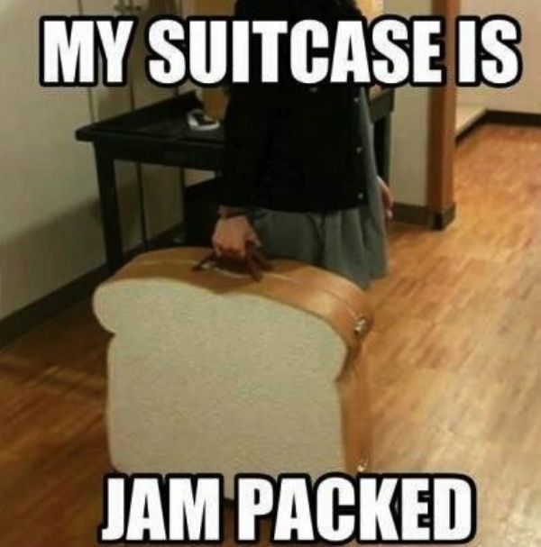 my suitcase is jam packed - My Suitcase Is Jam Packed