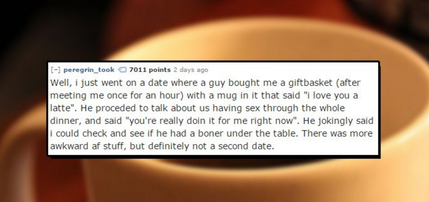 People Remember the Cringiest Romantic Gesture They've Seen