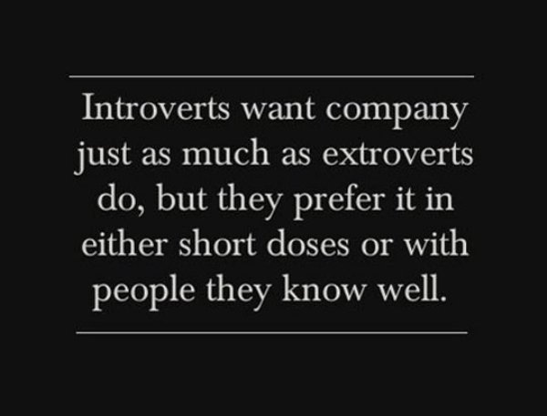 microsoft corporation - Introverts want company just as much as extroverts do, but they prefer it in either short doses or with people they know well.