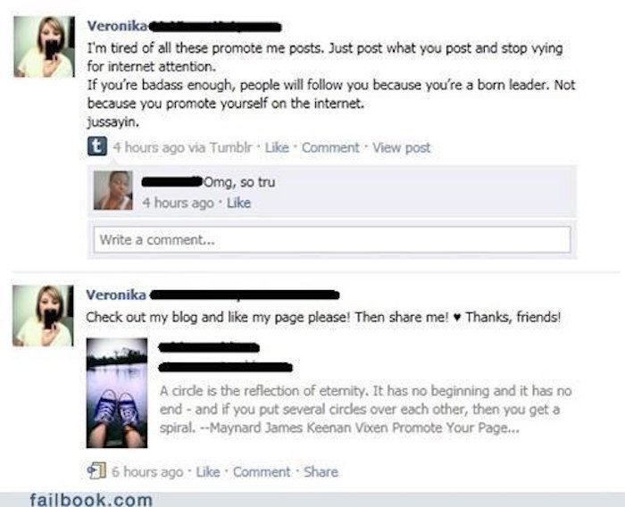 The Biggest Hypocrites In The History of Facebook