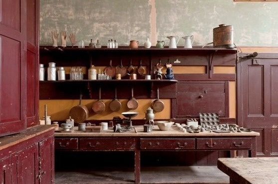 A Hidden Kitchen For Servants - An entire servants' kitchen was found in a home's basement. The home was in the family for generations but the kitchen had been hidden behind a door behind a bunch of old junk.