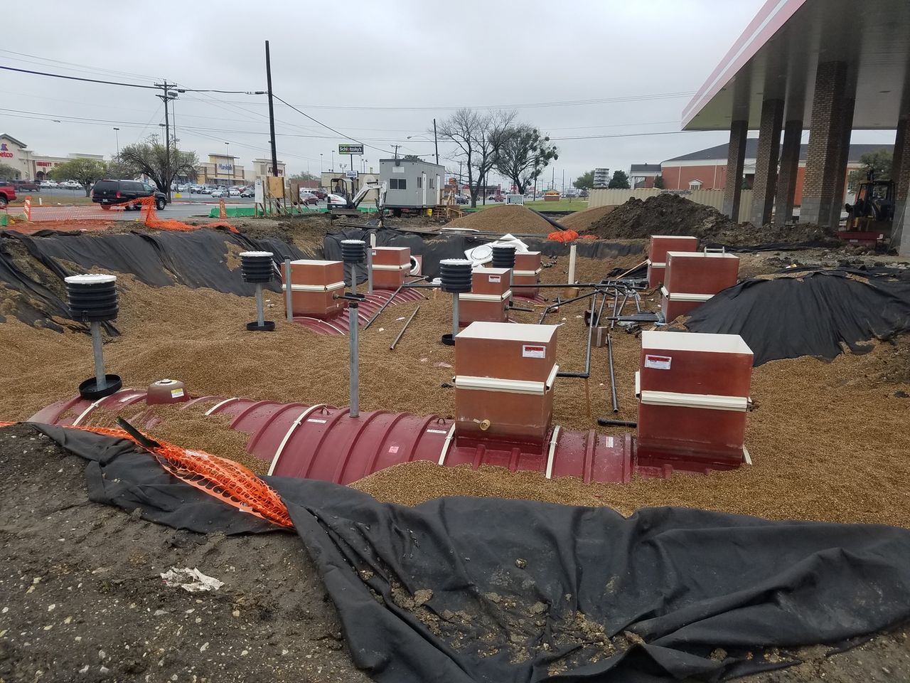 What it looks like underground at a gas station