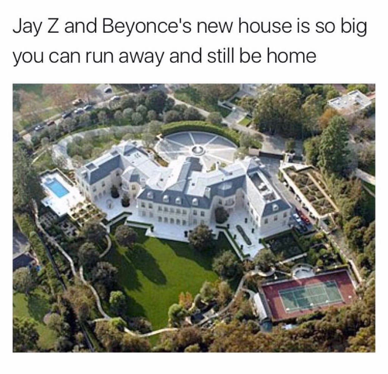 most expensive homes in la - Jay Z and Beyonce's new house is so big you can run away and still be home