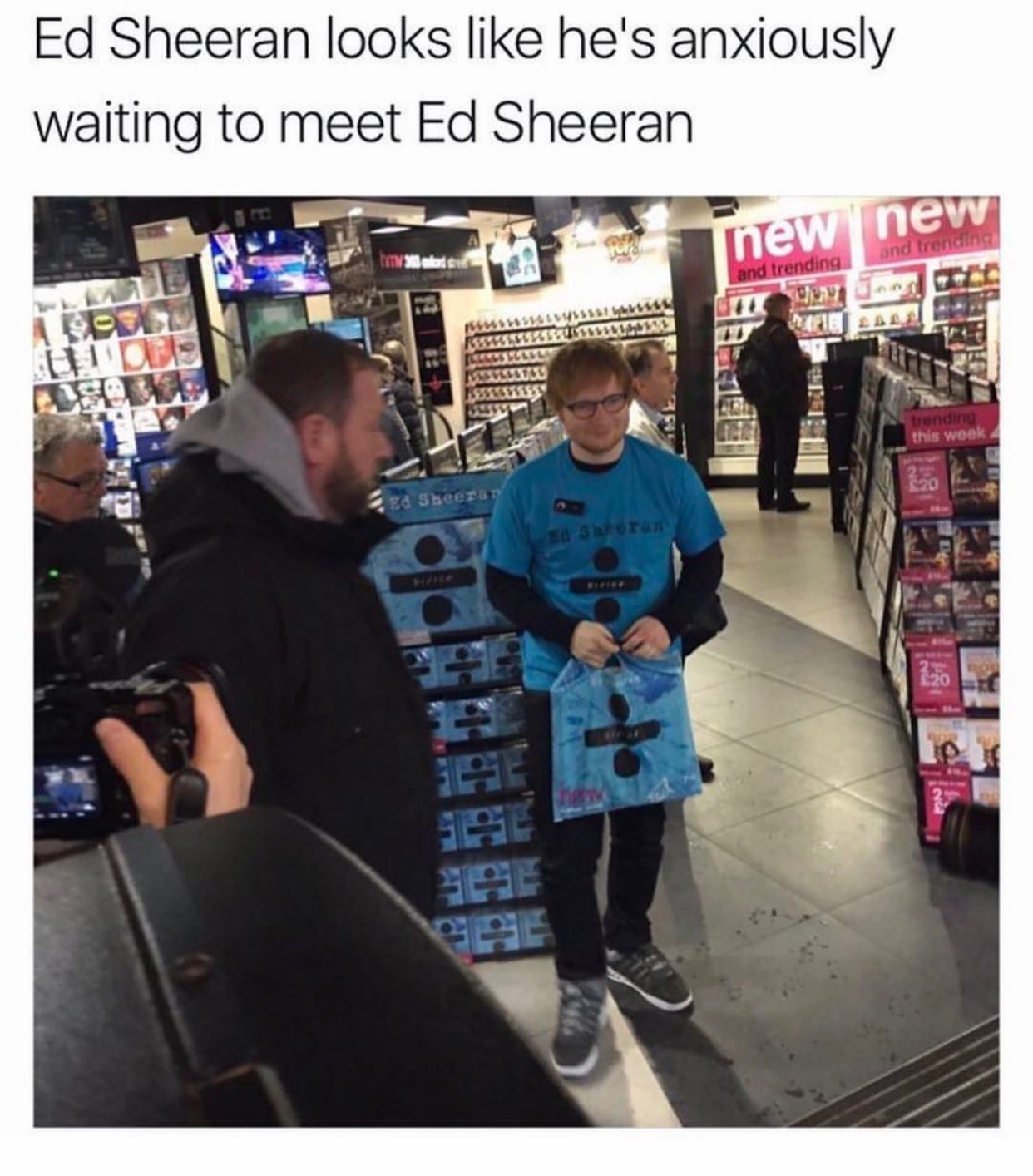ed sheeran looks like an ed sheeran fan - Ed Sheeran looks he's anxiously waiting to meet Ed Sheeran new new and trending and trending Lysis Mw 19 161 trending this week > Ed Sheeran