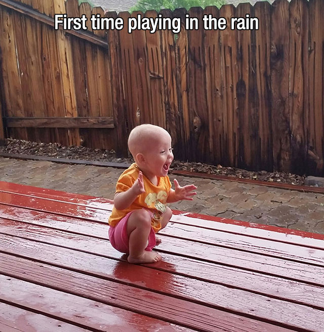 27 Photos Of People And Animals Experiencing Things For The First Time