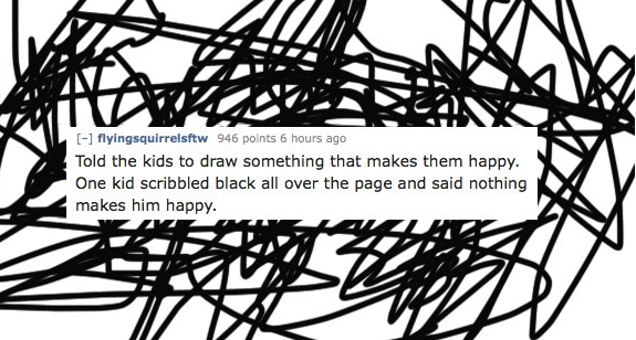 16 Teachers Share The Most Disturbing Artwork A Student Ever Submitted