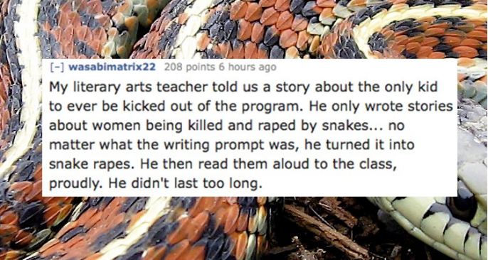 16 Teachers Share The Most Disturbing Artwork A Student Ever Submitted