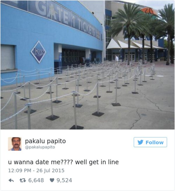 you wanna date me get in line - pakalu papito u wanna date me???? well get in line 47 6,648 9,524