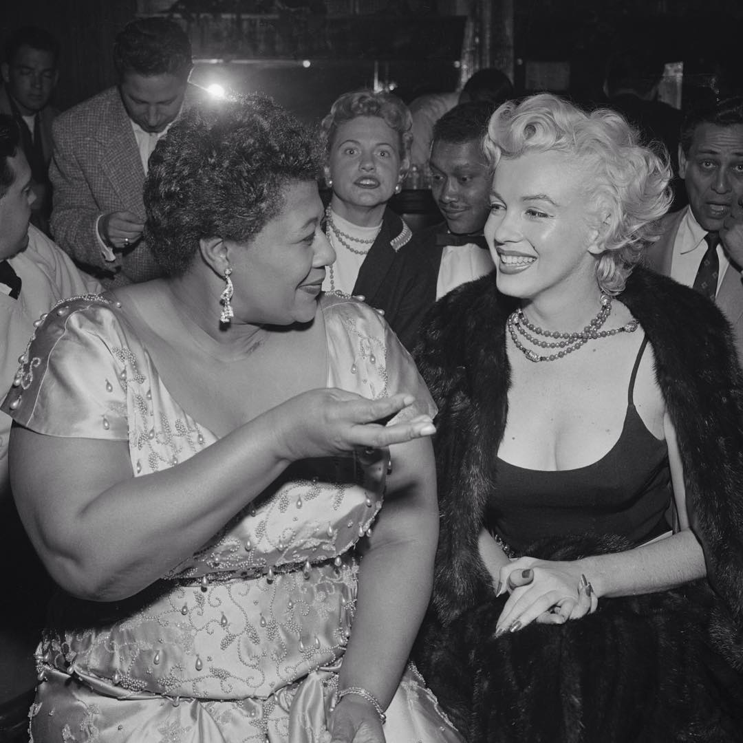 In the ’50s black musicians were often limited to small nightclubs. The Mocambo wouldn’t book Ella Fitzgerald until Marilyn Monroe said she would take a front table every night Ella played. The owner said yes, and Marilyn was true to her word.