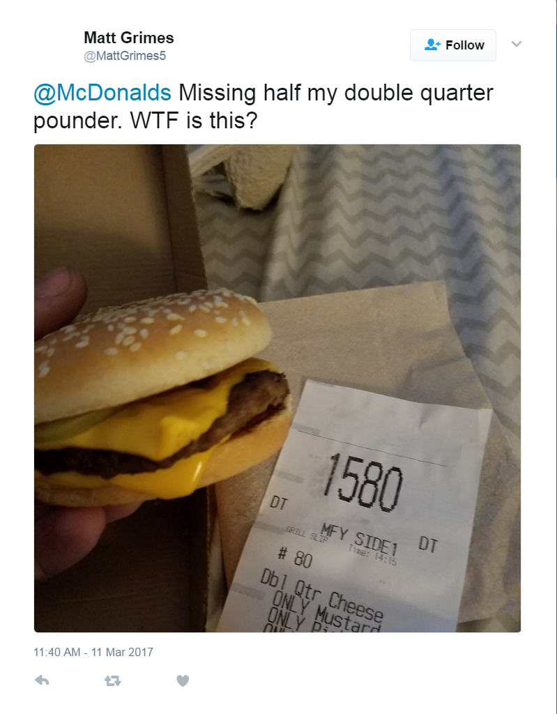 35 Jaw-Dropping Tweets From People Who Only Got Half Their Order From McDonald's