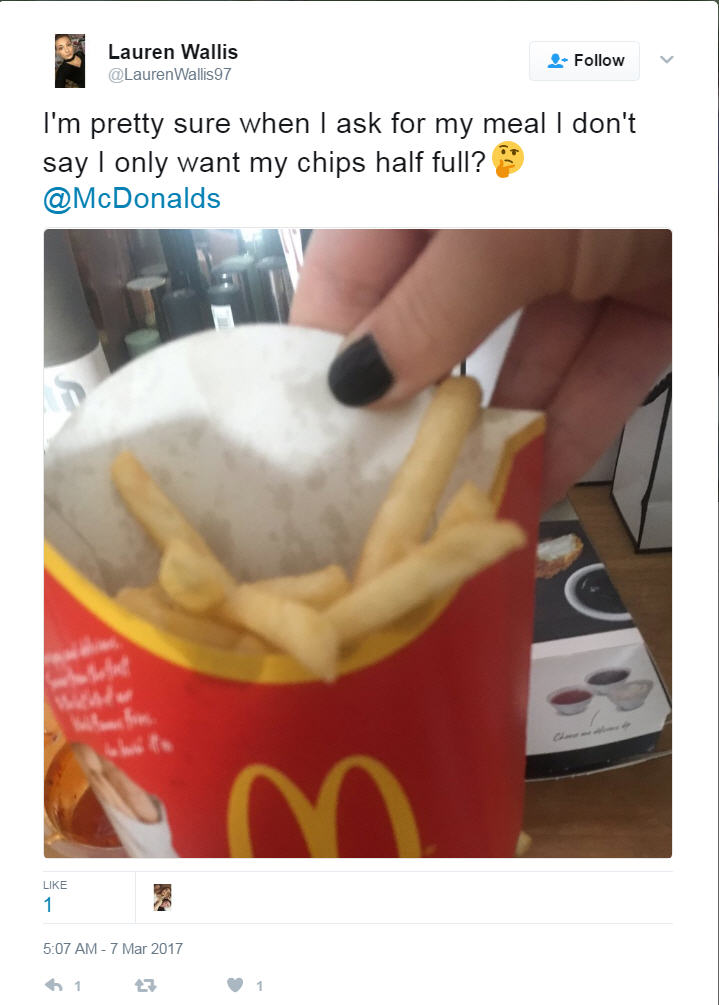 35 Jaw-Dropping Tweets From People Who Only Got Half Their Order From McDonald's