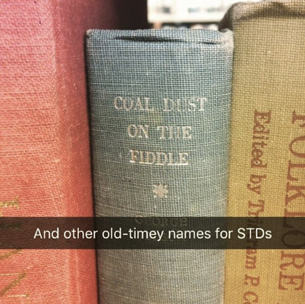 funny subtitles books - Coat Dust On The Fiddle Edited by the Tulkore And other oldtimey names for STDs