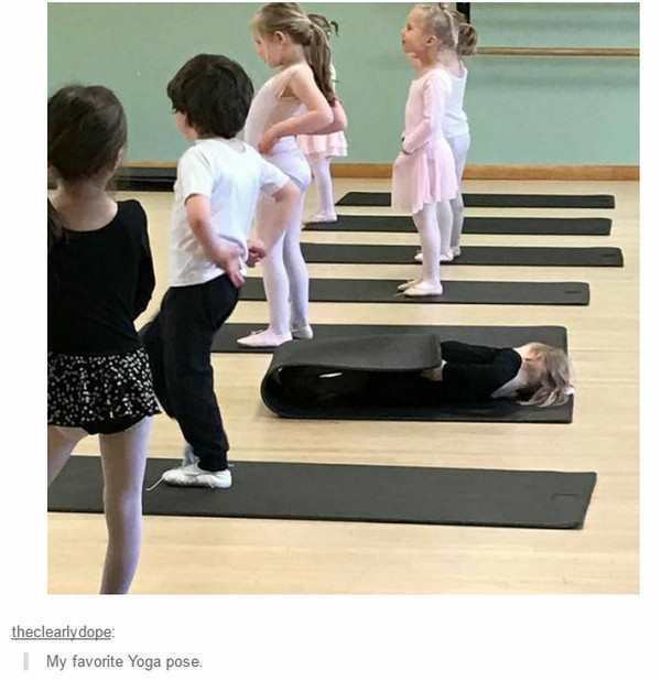 salute you girl meme - theclearly dope My favorite Yoga pose.