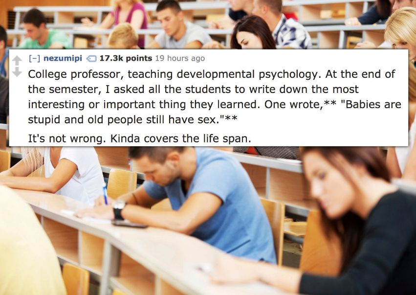 15 Teachers Tell the Funniest Student Answers They've Gotten That Are Technically Right