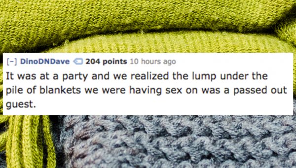 14 Nonsexy Things That Stopped People's Sexytime on a Dime