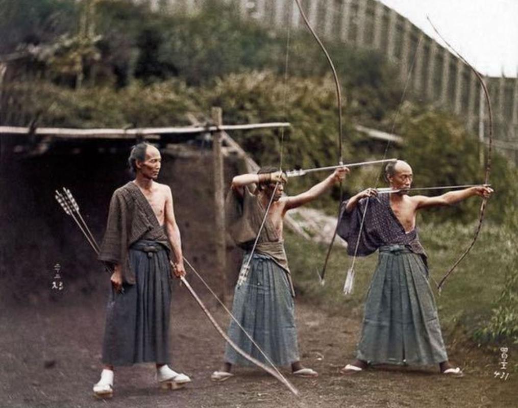 japanese archers 1860 - Zh58