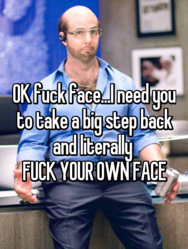 tom cruise tropic thunder - Ok fuckface. I need you to take a big step back and literally Fuck Your Own Face