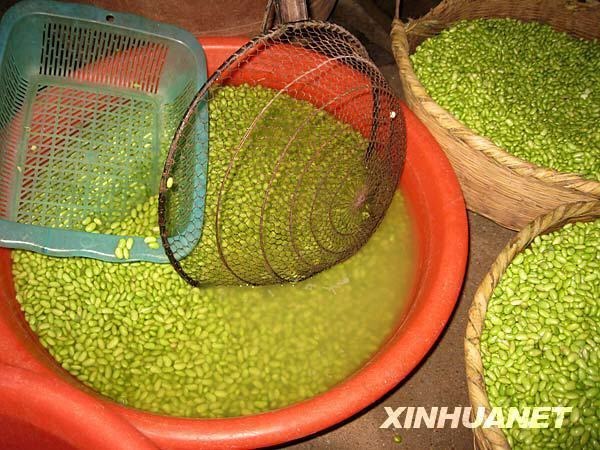 china fake food list - green peas