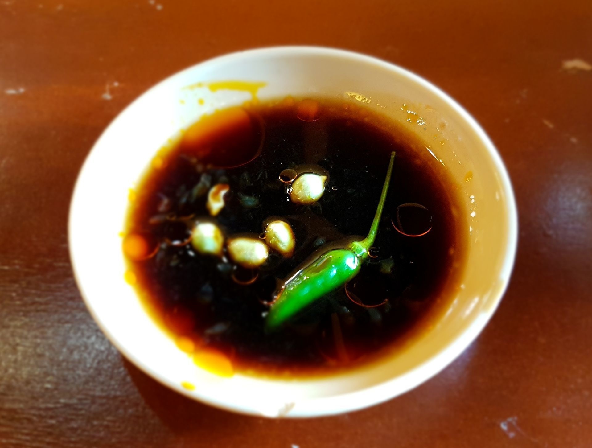 Chinese soy sauce in a bowl