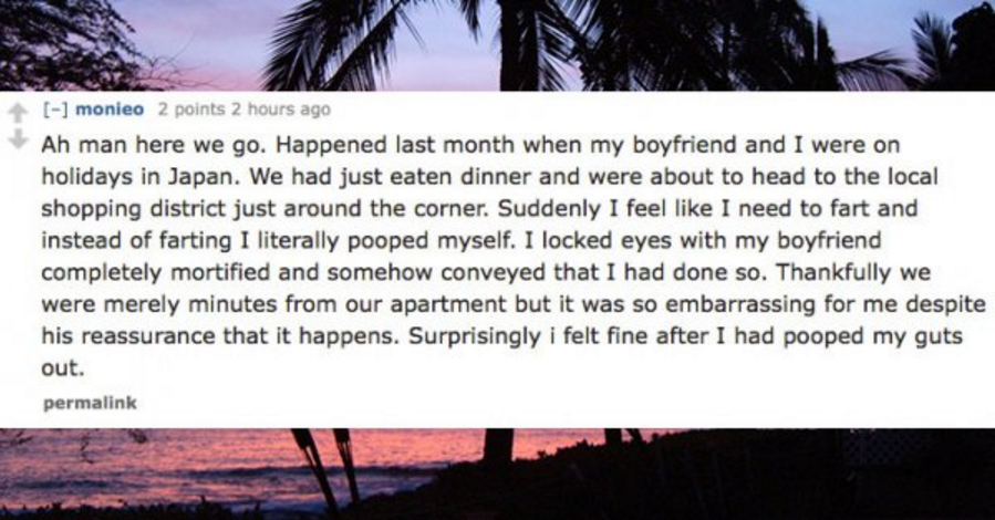 12 People Shared Their Funniest Stories About Pooping Their Pants