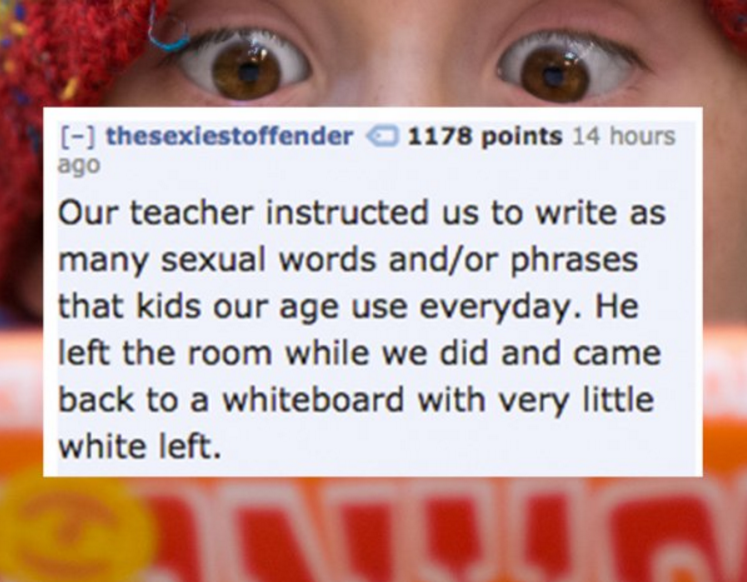 16 People Share the Funniest Sh*t That Went Down in Their Sex Ed Class