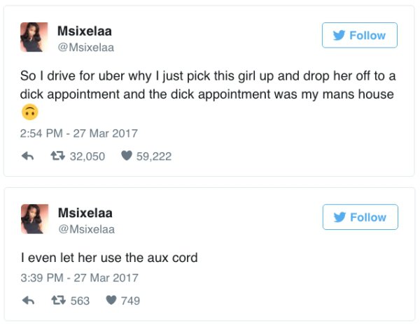 Uber driver catches cheating BF after driving girl to his apartment