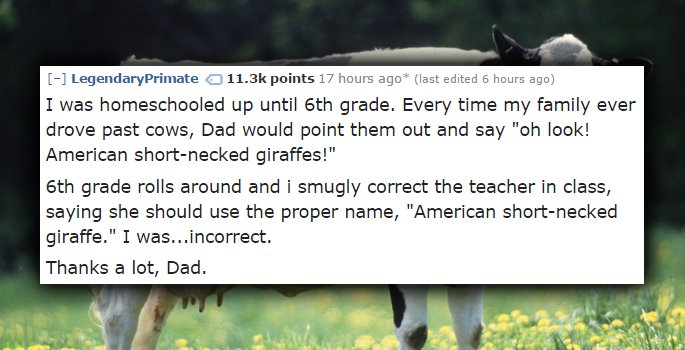 17 Dumb Things People Actually Believed For Way Too Long