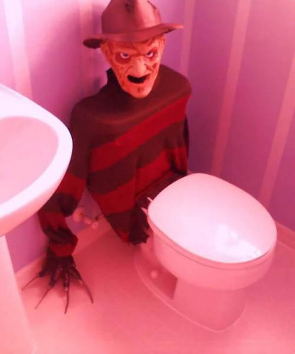 halloween toilet decorations