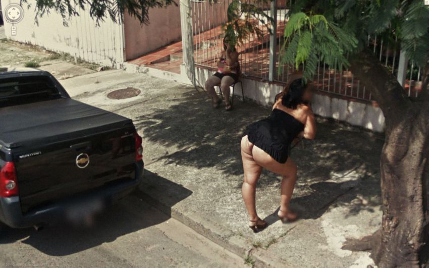 21 shameless things caught on google street view