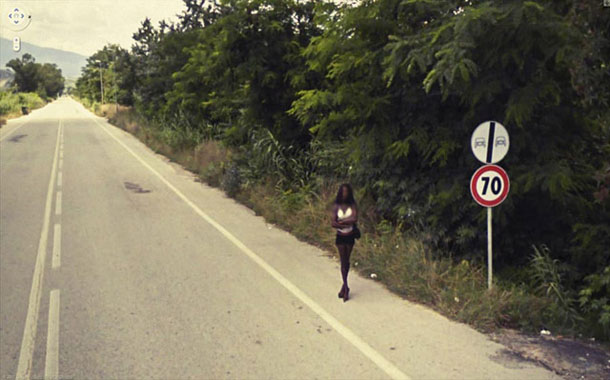 21 shameless things caught on google street view