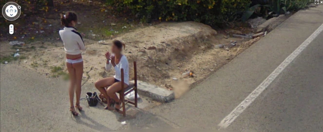 21 shameless things caught on google street view