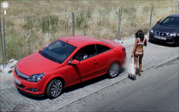 21 shameless things caught on google street view