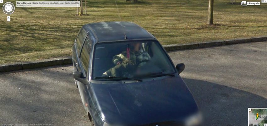 21 shameless things caught on google street view