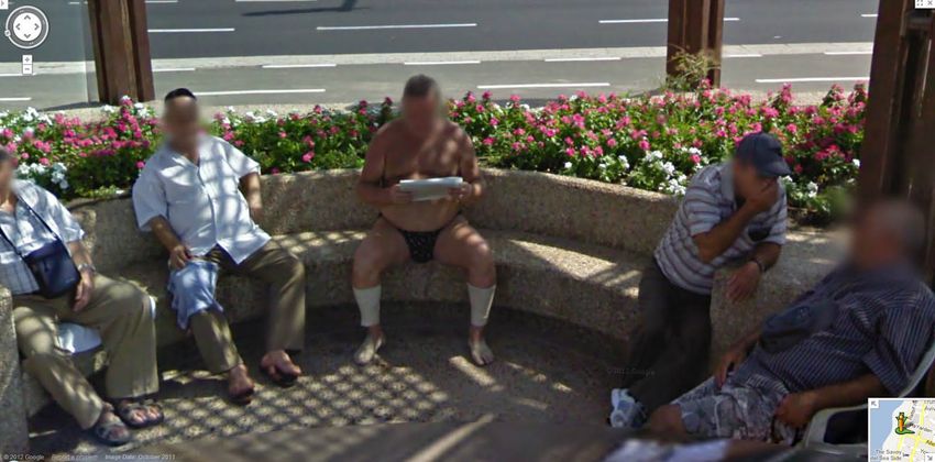 21 shameless things caught on google street view