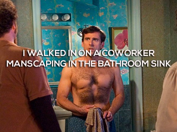 steve carell ripped - Twalked In On Acoworker Manscaping In The Bathroom Sink