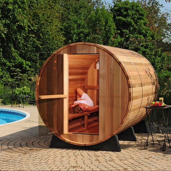 barrel sauna - H111