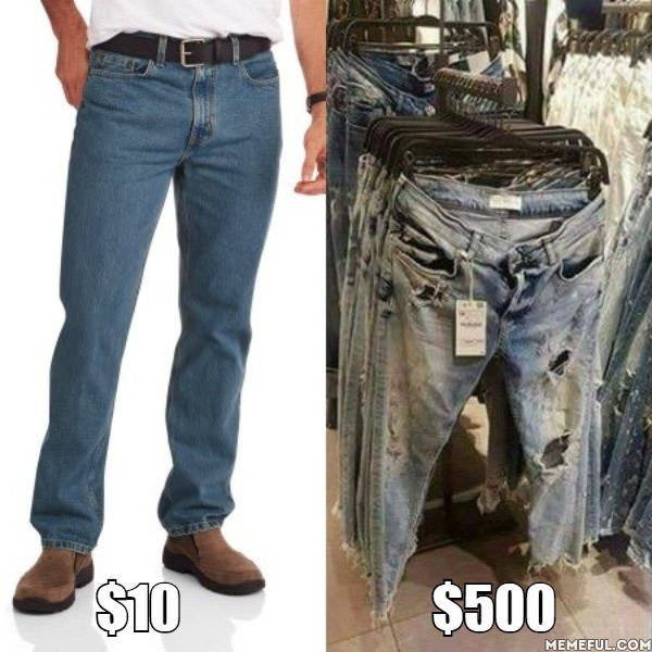 homeless ripped up clothes - $500 Memeful.Com