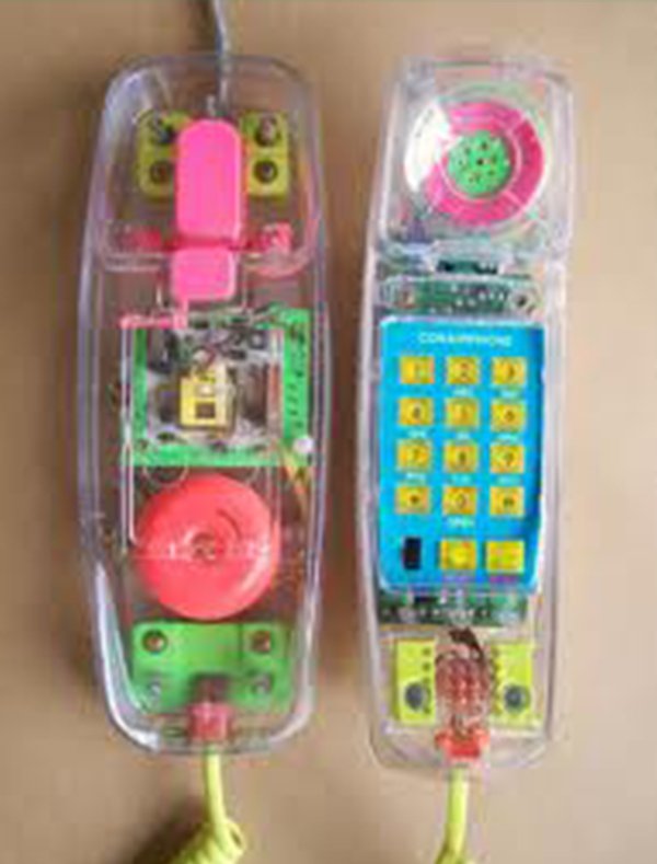 nostalgic neon phone 90s